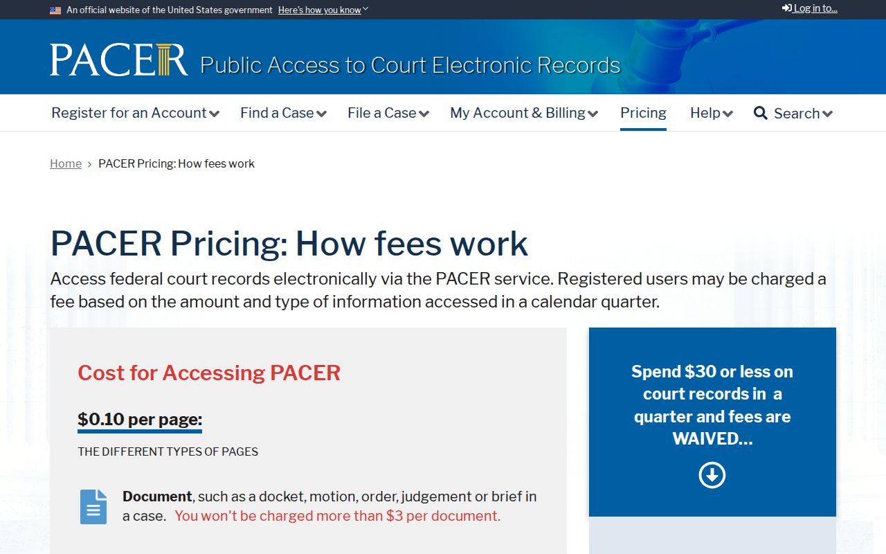 Federal docket access boundary for Blaine County warrant records